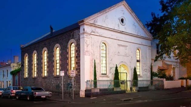 Betty Saunders-Klimenko lists 1860 Fitzroy church abode