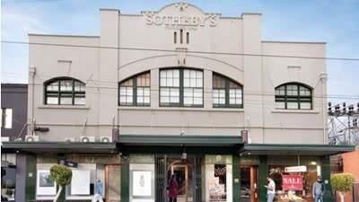 Sotheby's building on High Street, Armadale, for auction