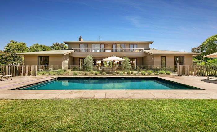 Macquarie Group's head of capital markets Hugh Falcon lists Mornington Peninsula weekender