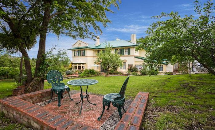 The Elms, North Hobart arts and crafts bed and breakfast sold
