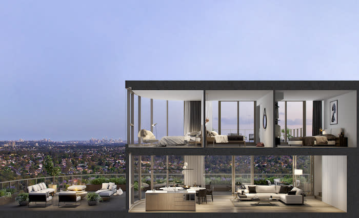 The Langston penthouse sells for new Epping apartment record
