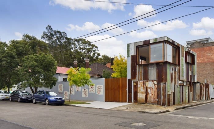 Corrugated iron 1940s tin shed $2.73 million Redfern record after Raffaello Rosselli repurposing