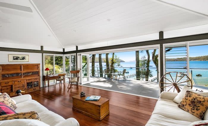 Scotland Island waterfront home listed