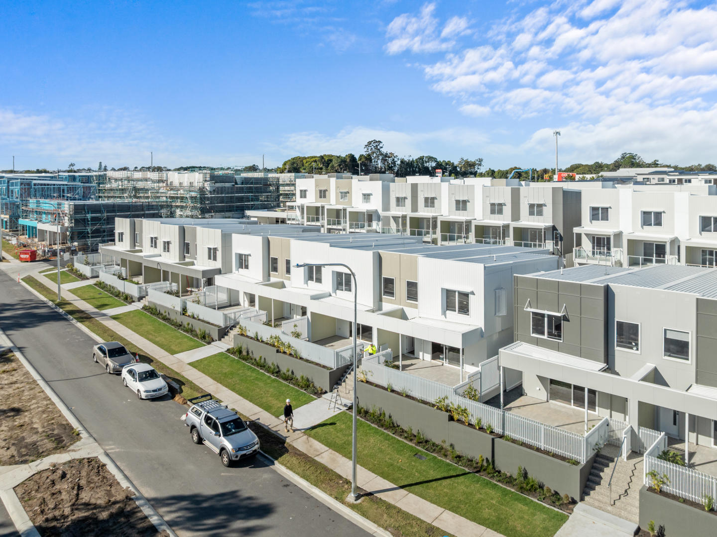 First stage of townhouses at Citrine Rochedale reaches completion milestone