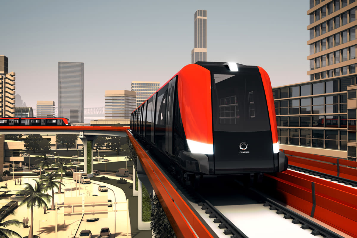 New rail technology: Alstom's Axonis light metro