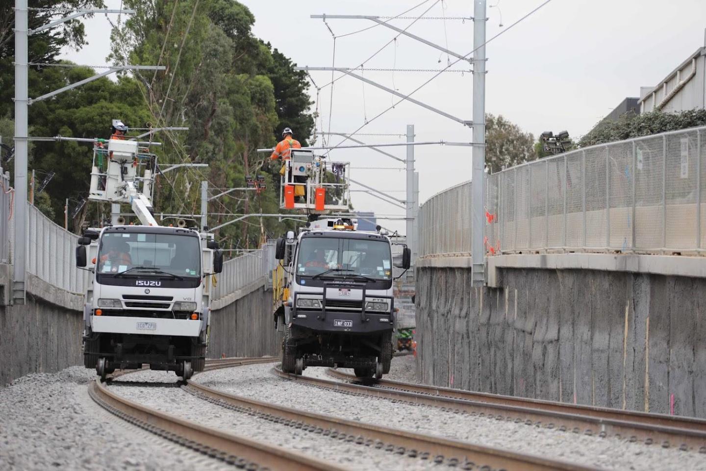 Only two level crossings remain between the City and Ringwood