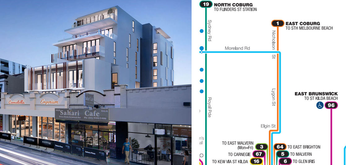 Melbourne's development by tram: the 19