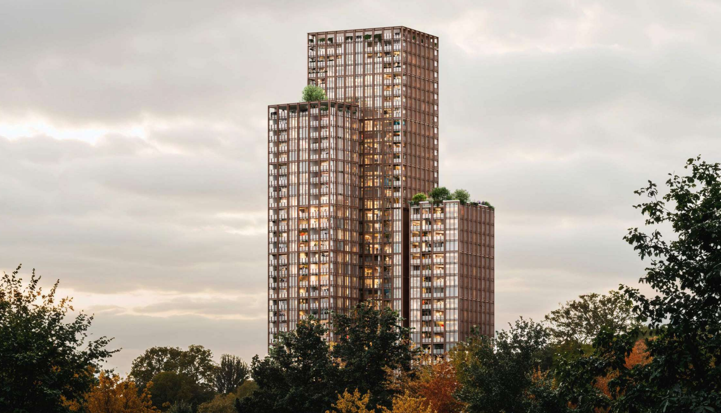 First Look: Arada files for trio of apartment towers in Campsie town centre