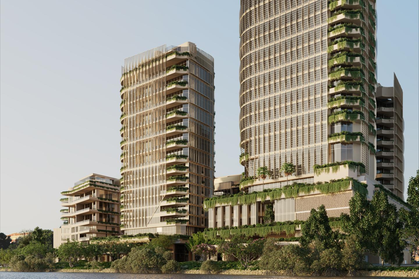 Kokoda Property unveils Teneriffe Banks, $1.5 billion Brisbane River precinct