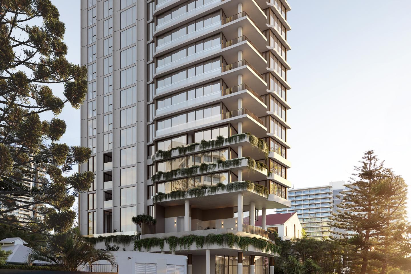 Full-floor apartments set for Surfers Paradise beach precinct