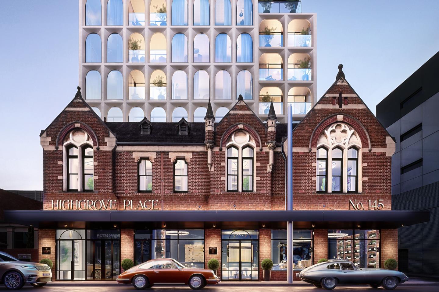 GURNER™ unveils Highgrove Place at historic Prahran site