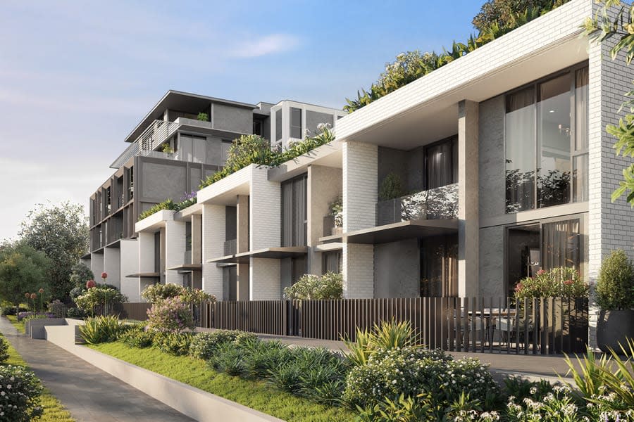 The rare terrace offering drawing local downsizers to Chapman Gardens in Castle Hill