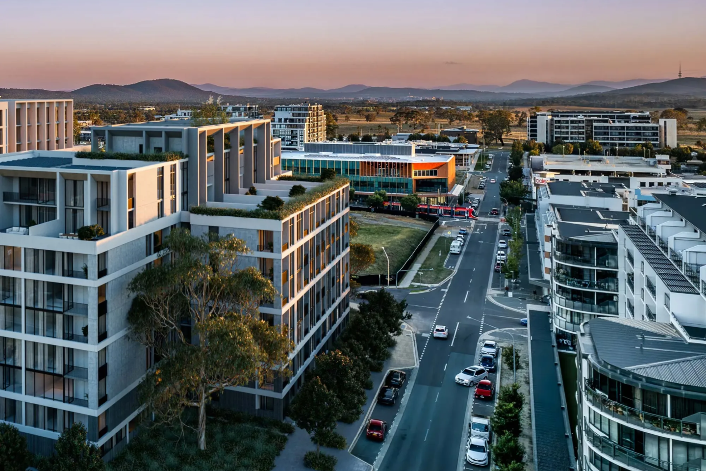 Raya: Rare apartment living in Gungahlin’s town centre