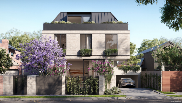 Sloane launch Brighton townhouse development 111 Carpenter