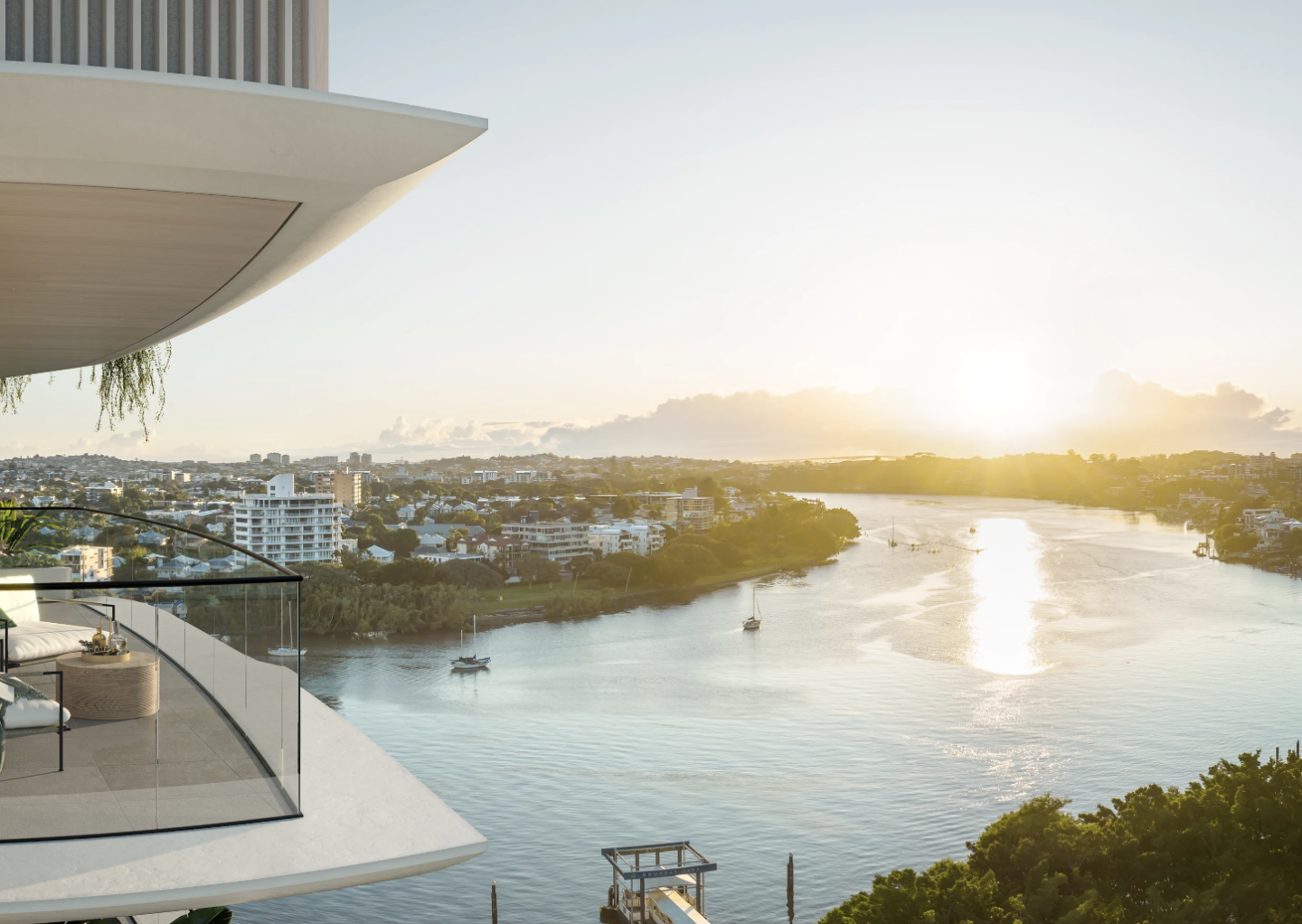 Above Mowbray Park and the Brisbane River: Inside Arden's Eighteen Park