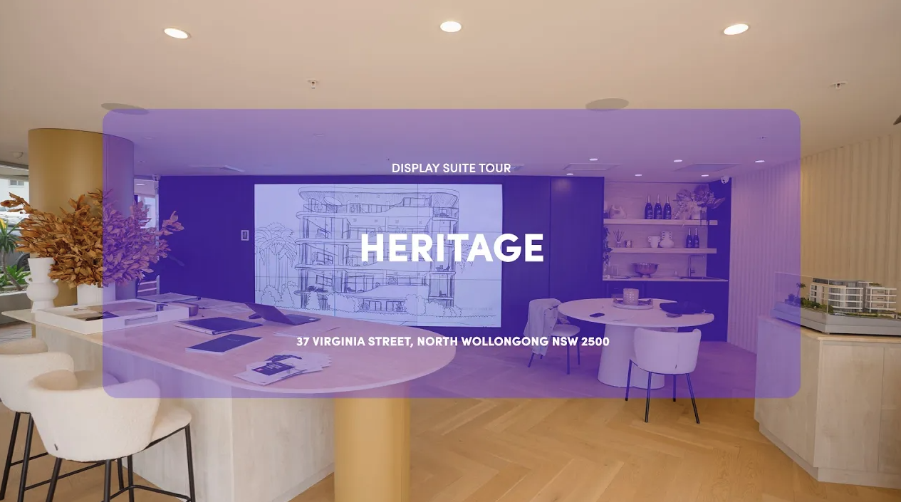 Inside Heritage North Wollongong: Urban's display suite tour of North Wollongong's newest apartment development