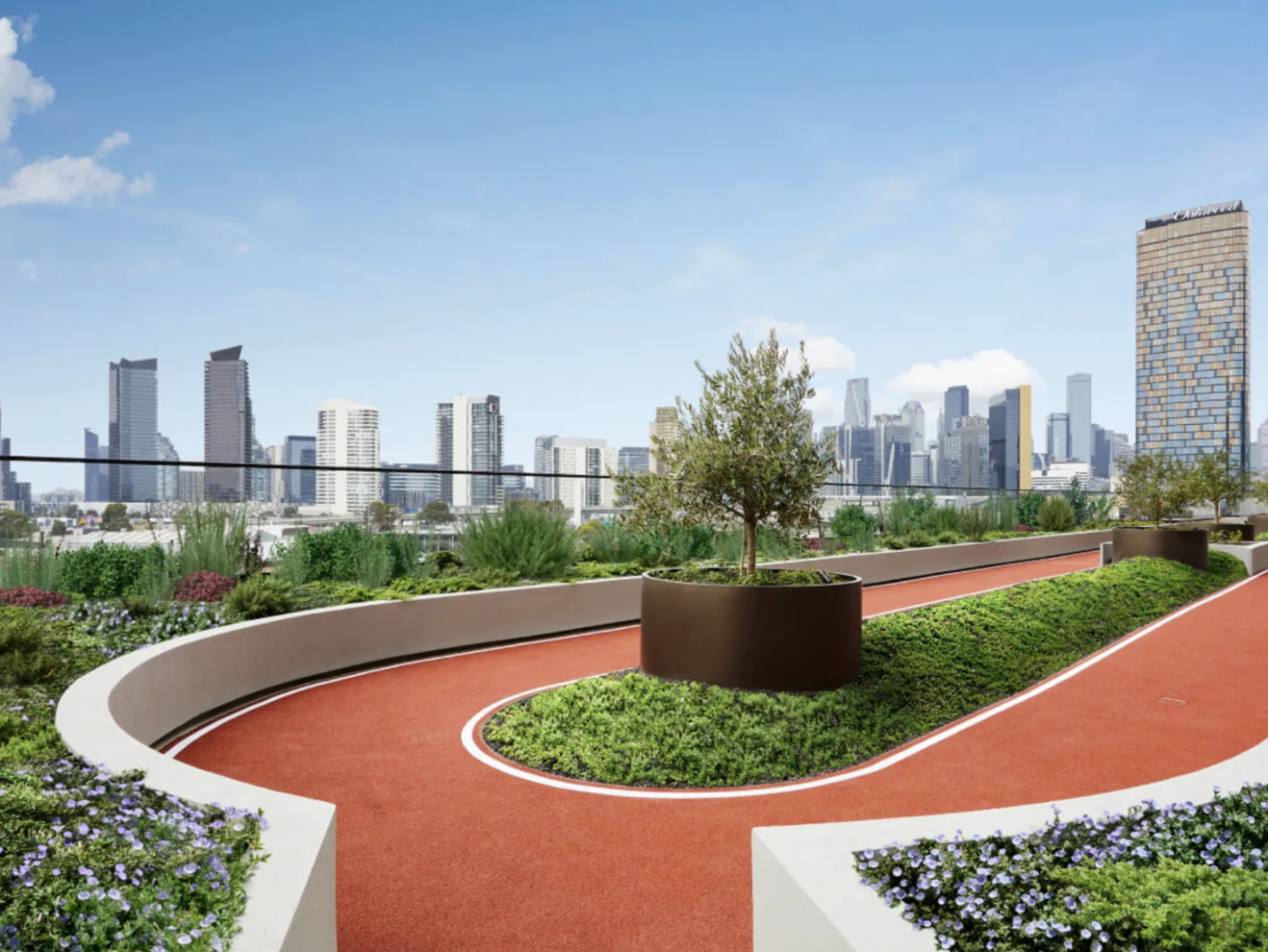 From rooftop running tracks to piano bars: Melbourne's best apartments with significant resident amenities