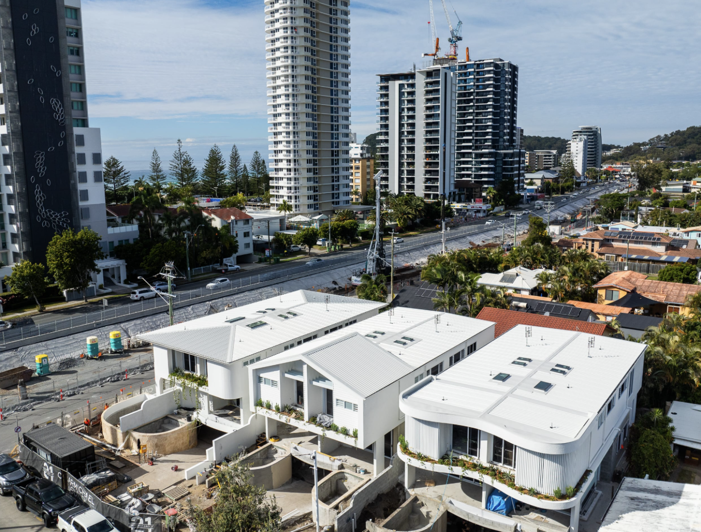 Burleigh Beach Houses near completion with just two villas remaining