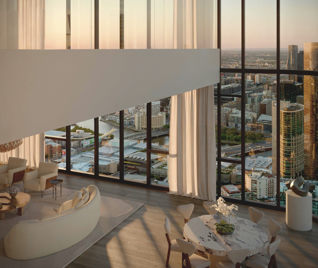 Luxury penthouse collection by David Hicks revealed at BLVD Southbank