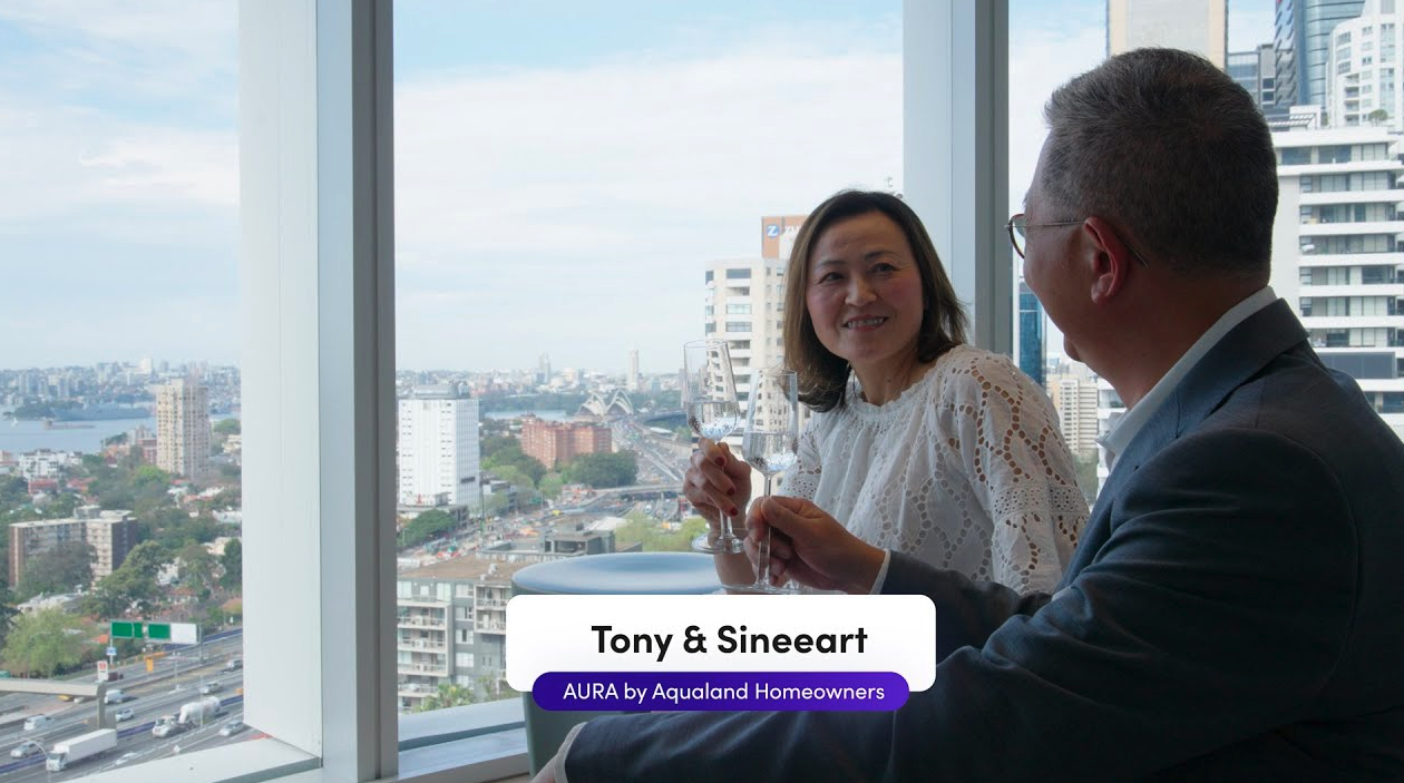 "Aura by Aqualand has exceeded our expectations": Urban Buyer Q&A with downsizers Tony and Sineeart