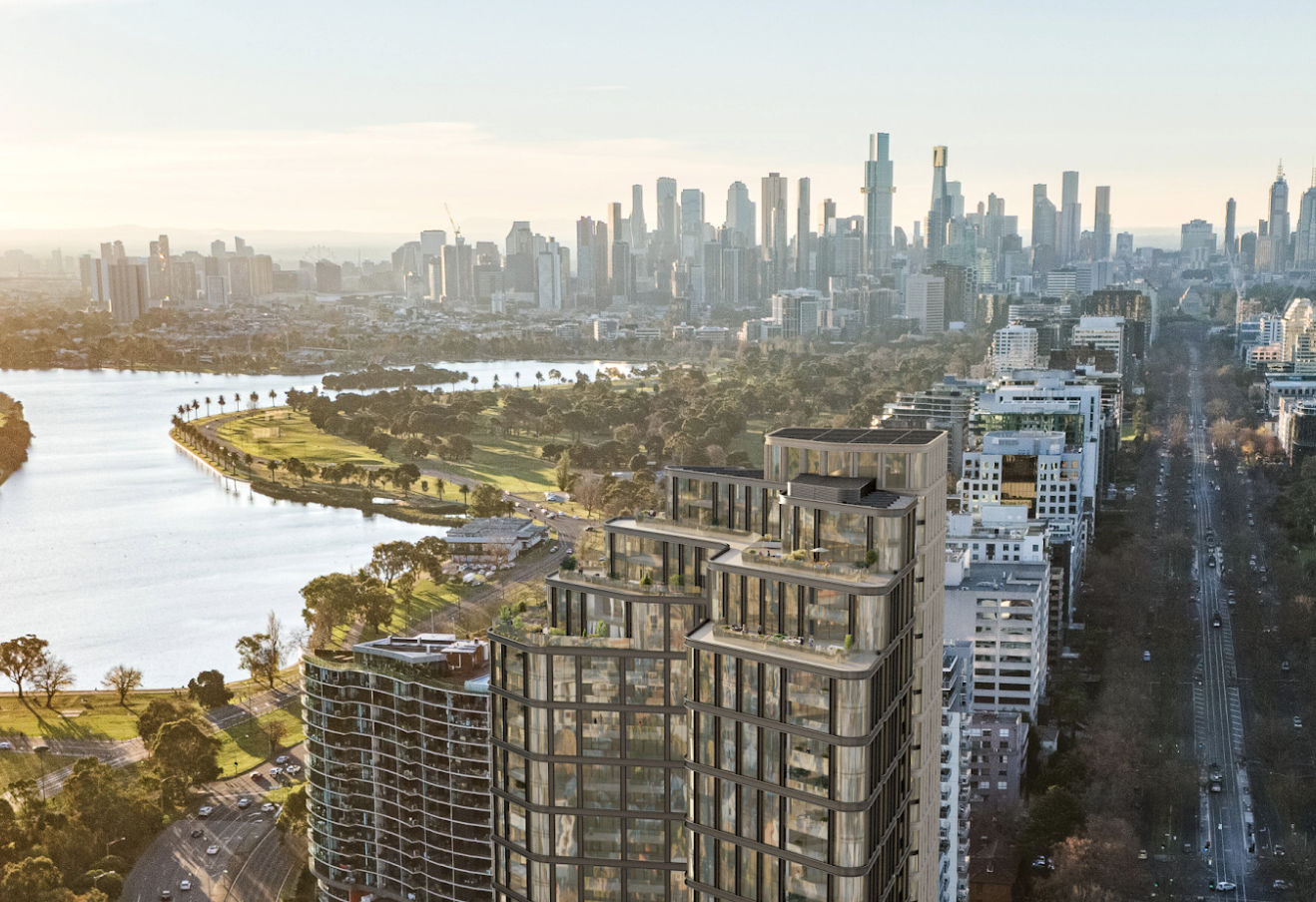 First look: Dexus joins St Kilda Road apartment ranks with gateway tower proposal