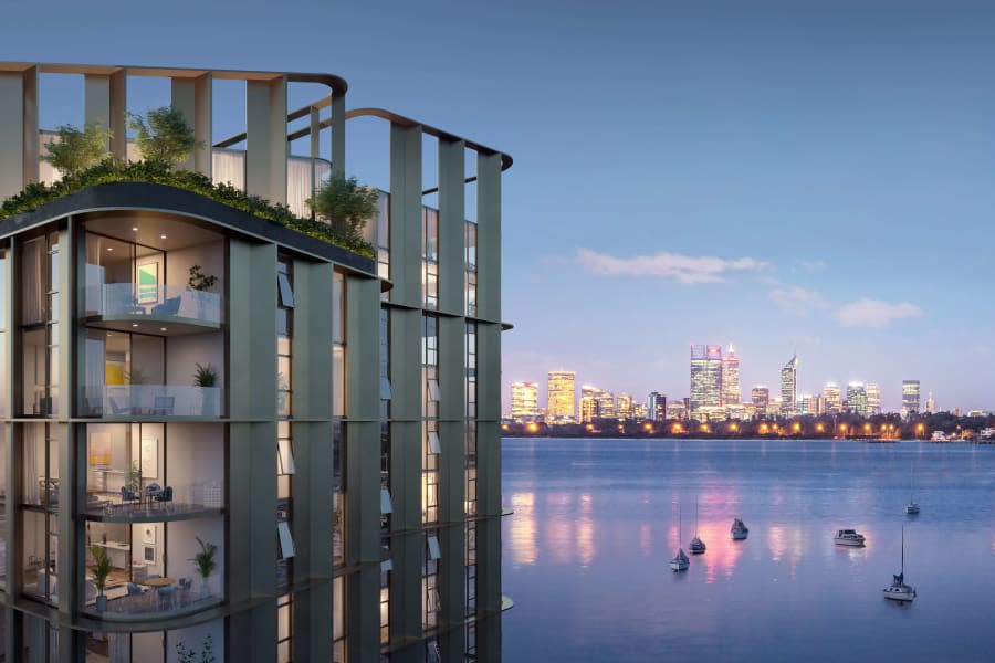 Construction underway at Edge Visionary's Riviere Residences in Applecross