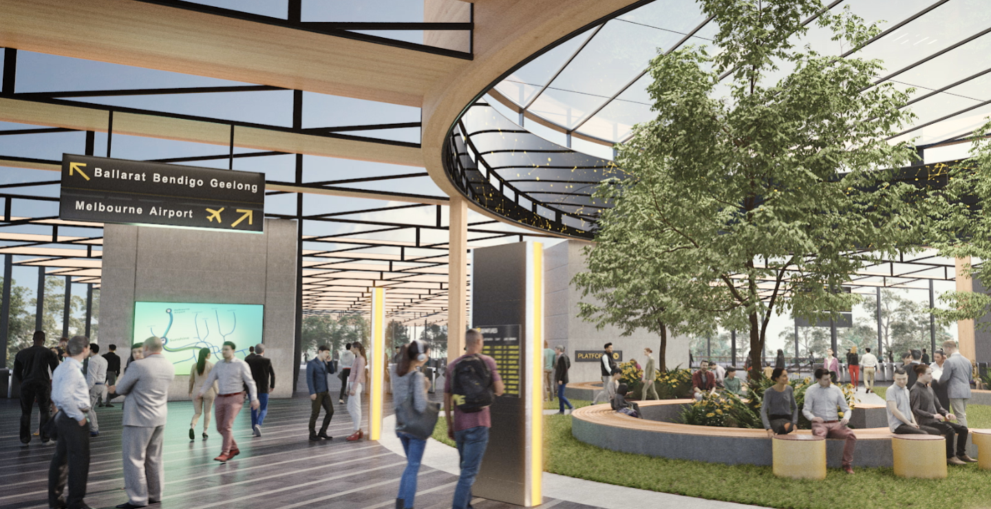 Sunshine in the hot seat as federal and state political parties settle on Melbourne Airport Rail Link route