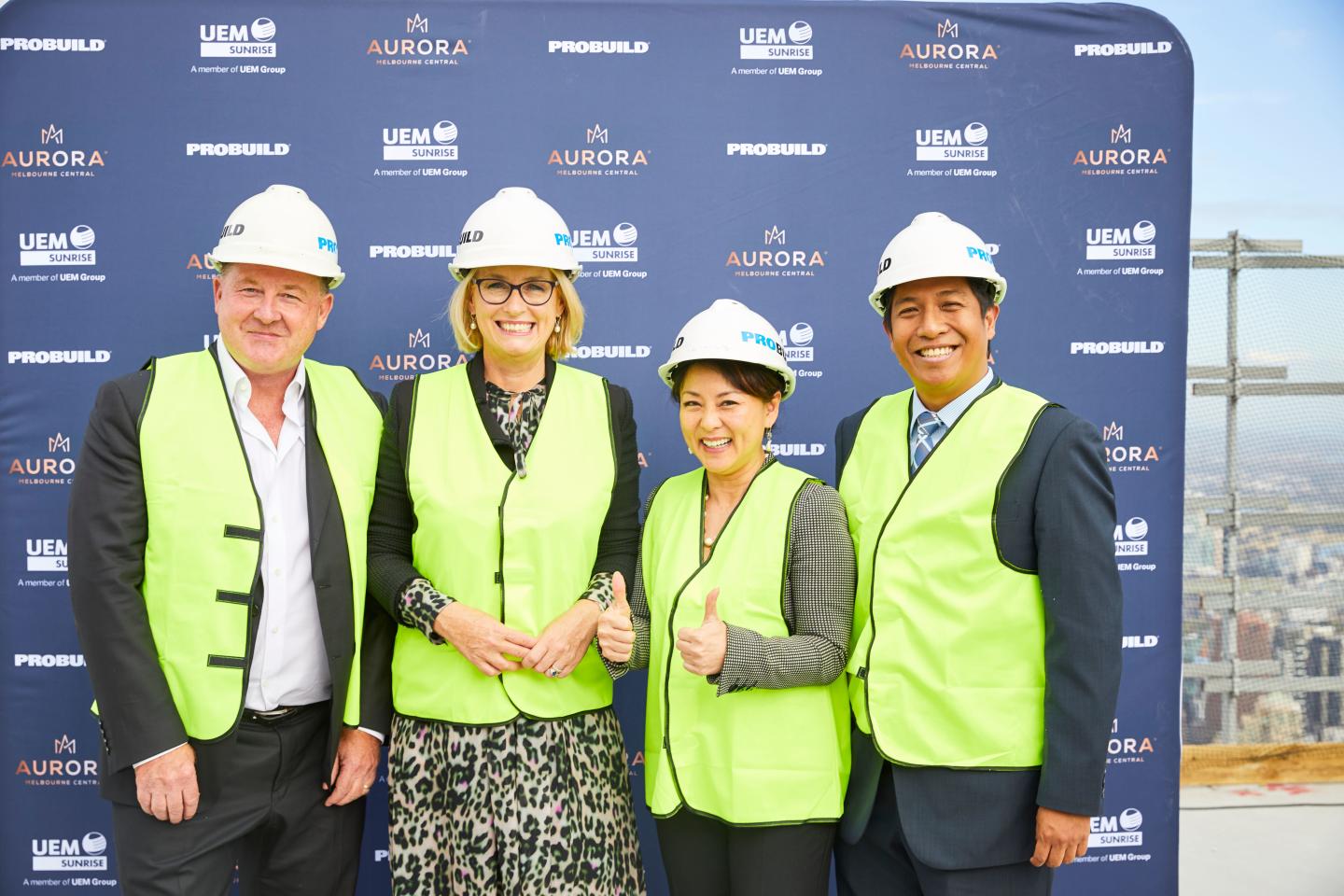 Reaching new heights: Melbourne’s new tallest building ‘Aurora’ tops out