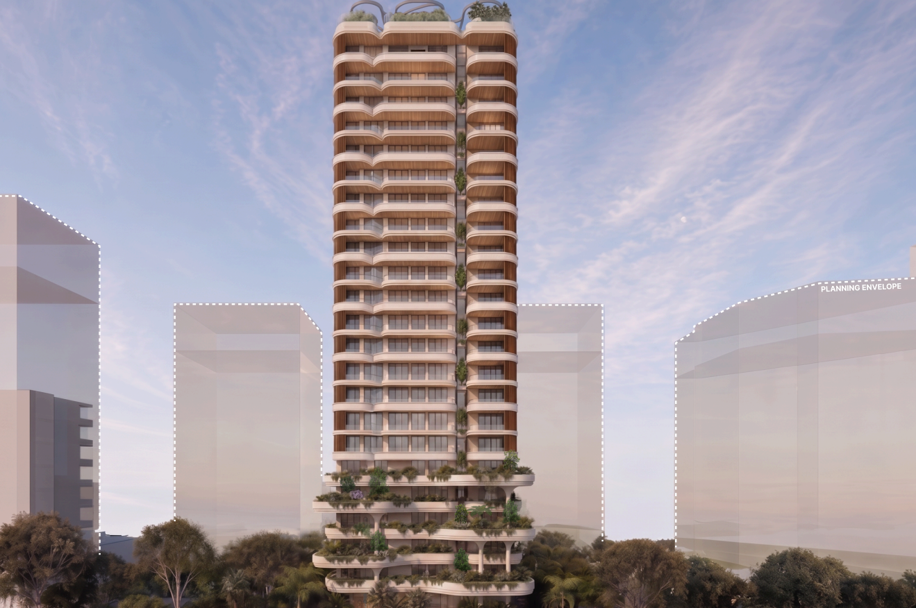 First look: 23-storey Kangaroo Point apartment tower planned for Shafston Avenue riverfront precinct
