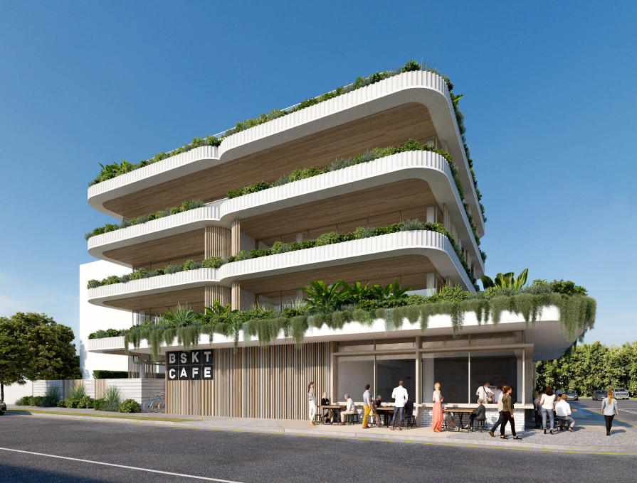 Cavan Properties to build apartments above BSKT cafe in Mermaid Beach 