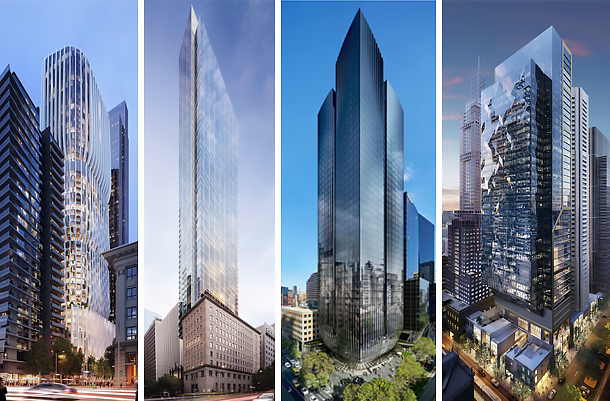 Melbourne's Collins Street continues to soar as construction heats up