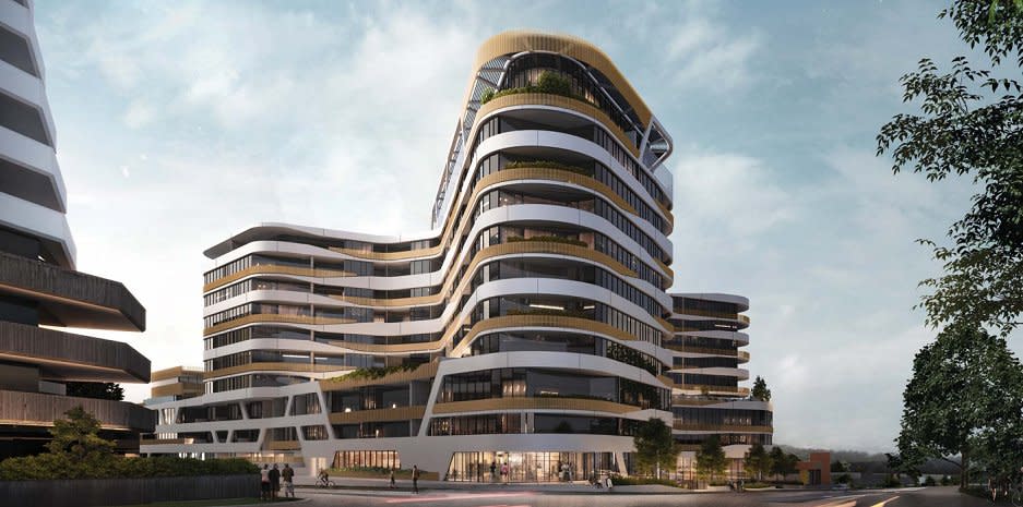 Covid testing site lease ahead of pending 11 level Doncaster apartment project