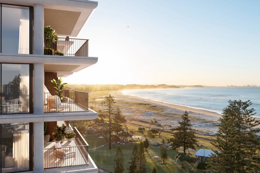 Hutchies advance construction at Hirsch & Faigen's Emerson Kirra apartments as facade work commences