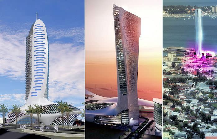 Gateway meets gateway meets gateway in Port Melbourne