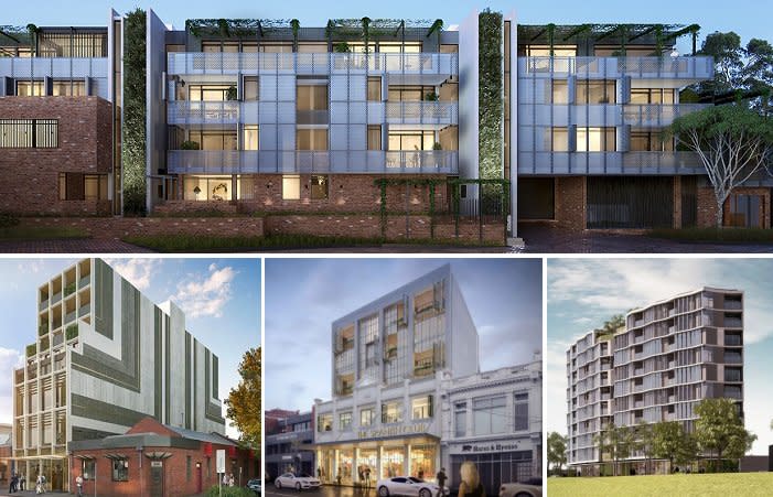 A dozen mid-sized apartment projects inch closer to construction