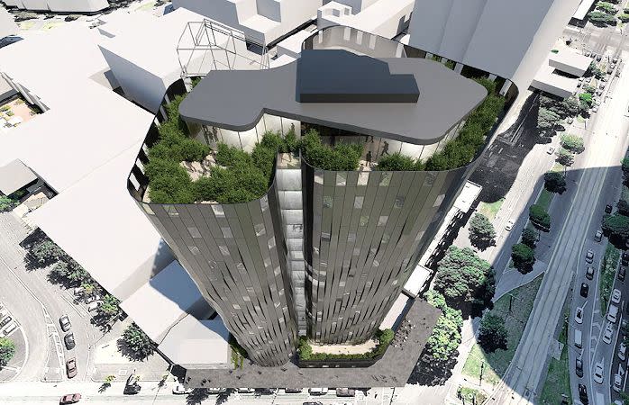 City North's latest entrant a metal monolith