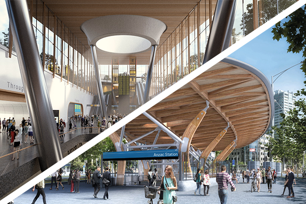 Drilling underway for Airport Link as excavation commences at ANZAC Station