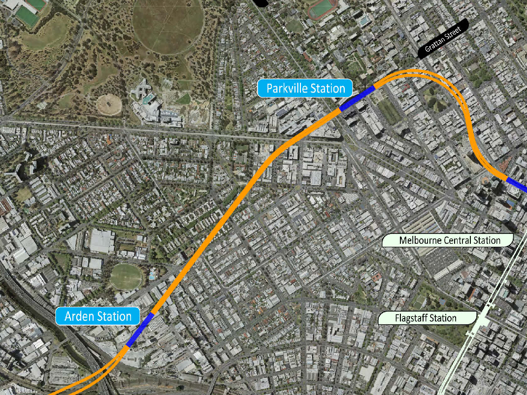 Melbourne Metro: new indicative alignment maps published