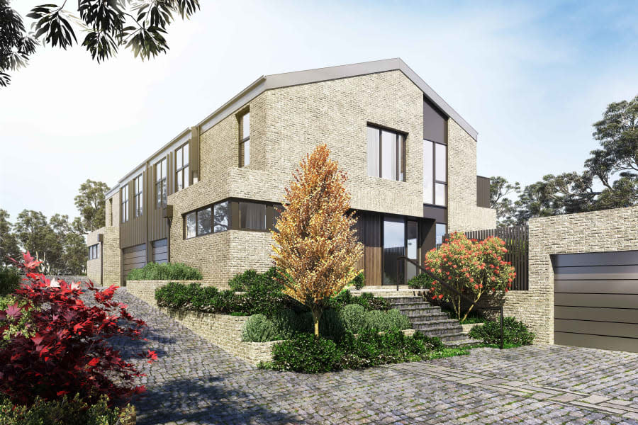 A version of a modern Australian homestead: Inside the Blackburn townhouse development, Myrtle