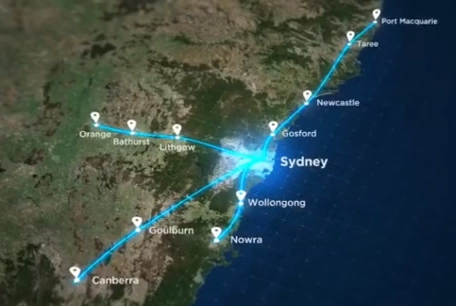 Berejiklian government kicks off vision for regional fast rail in New South Wales