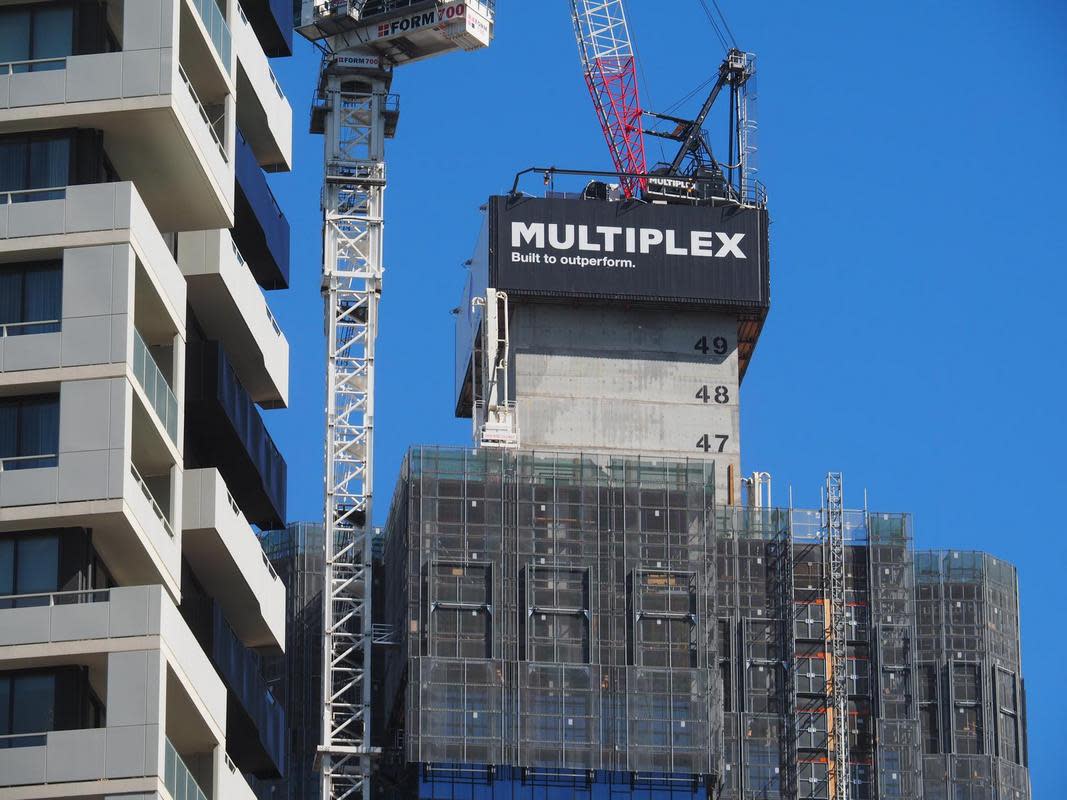 Australia 108 approaches 50% of its height