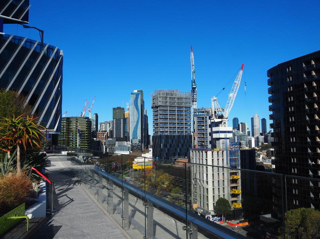 A snapshot of Melbourne's construction - July 2018