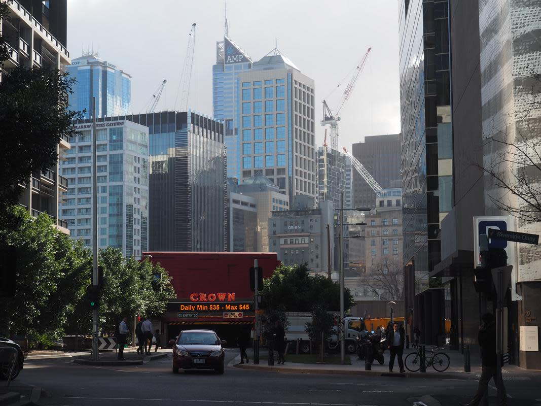 A snapshot of Melbourne's construction - August 2018