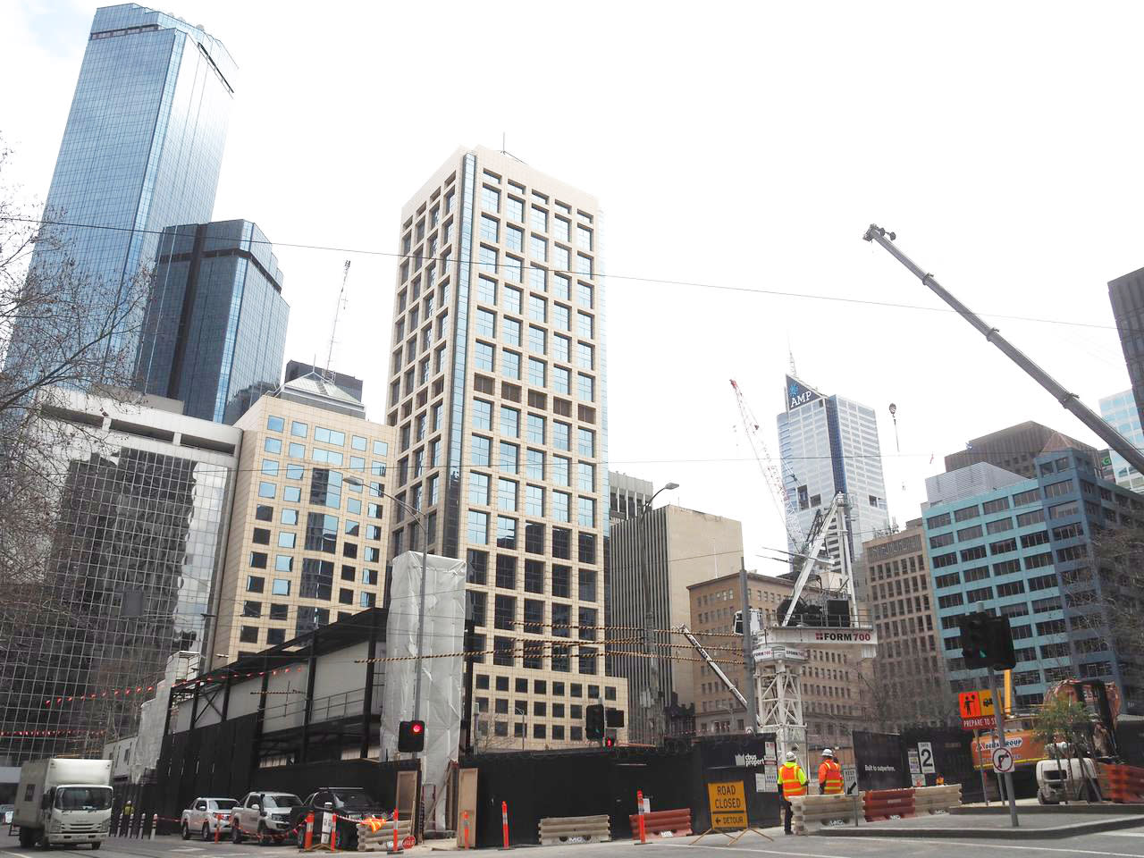 Three Collins Street projects begin their skyward ascent