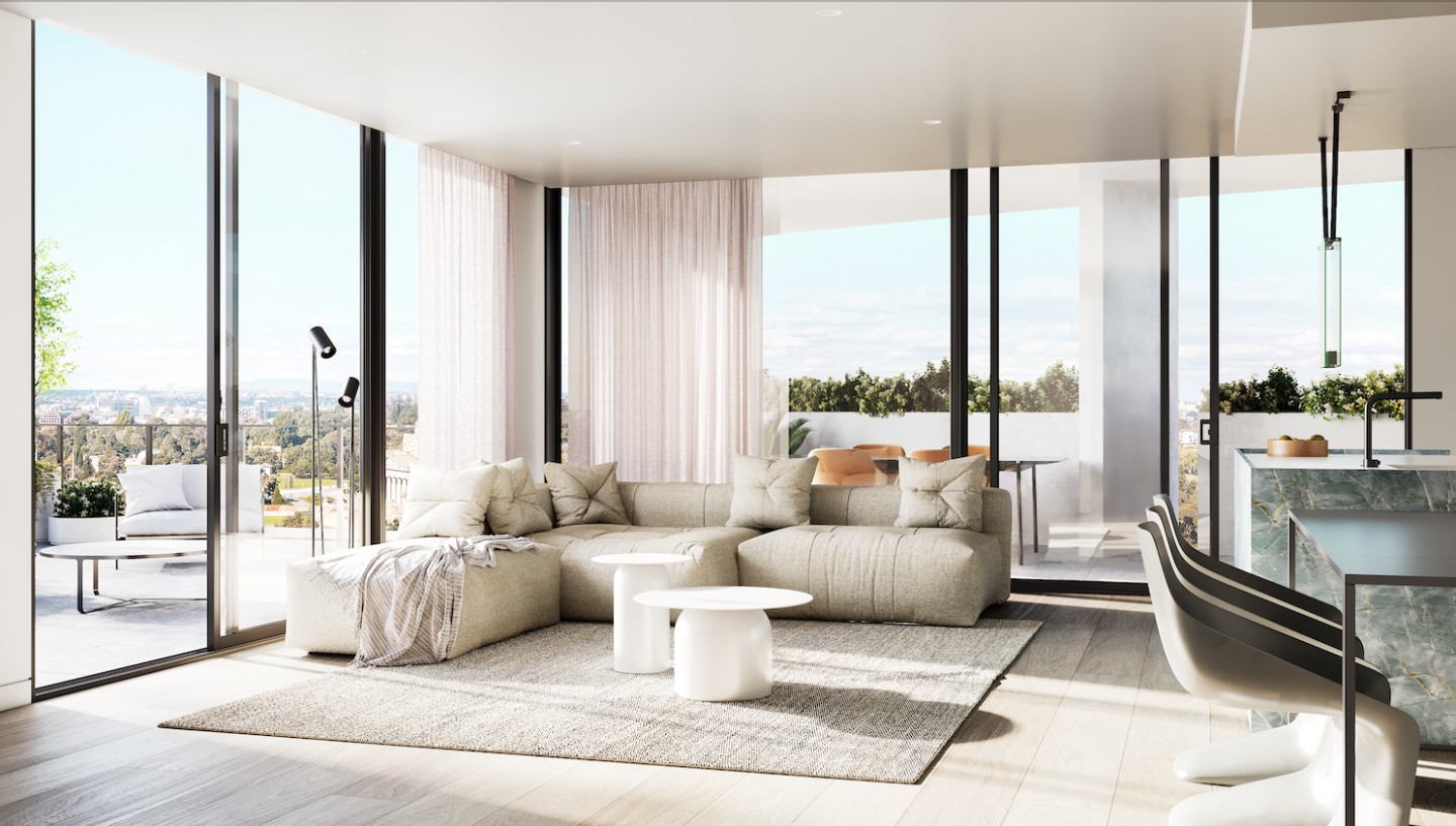 How BEKL and Plus Architecture paid homage to the Botanic Gardens at their South Melbourne apartment development, Vivére on Dorcas