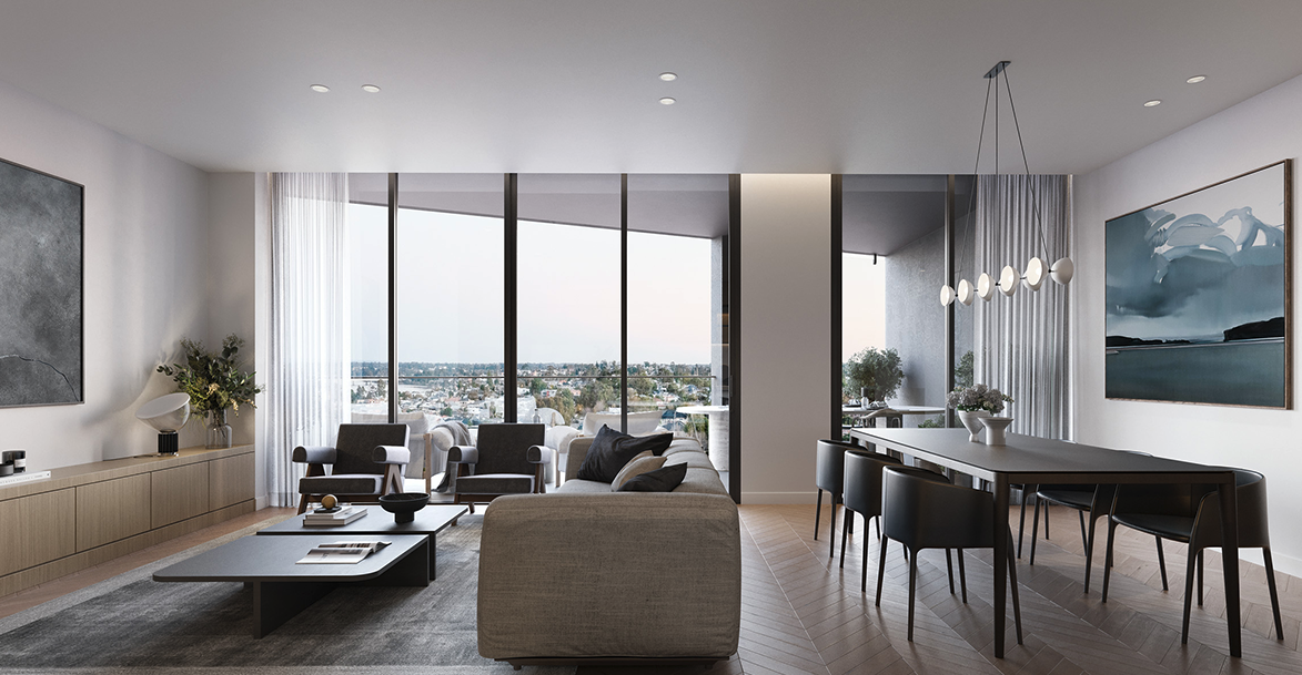 Inside the hotel-inspired apartments at Cirque Duet in Perth's Mount Pleasant