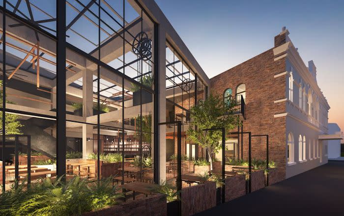 A model whereby apartments and hotels coexist