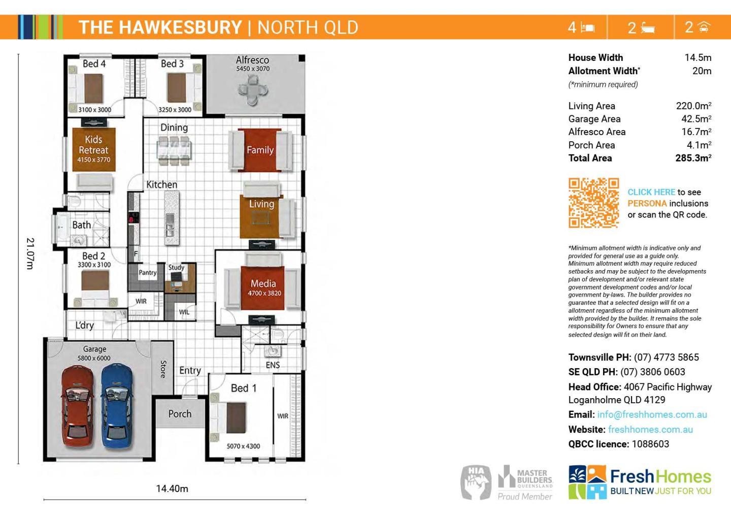 Hawkesbury 285 by Fresh Homes