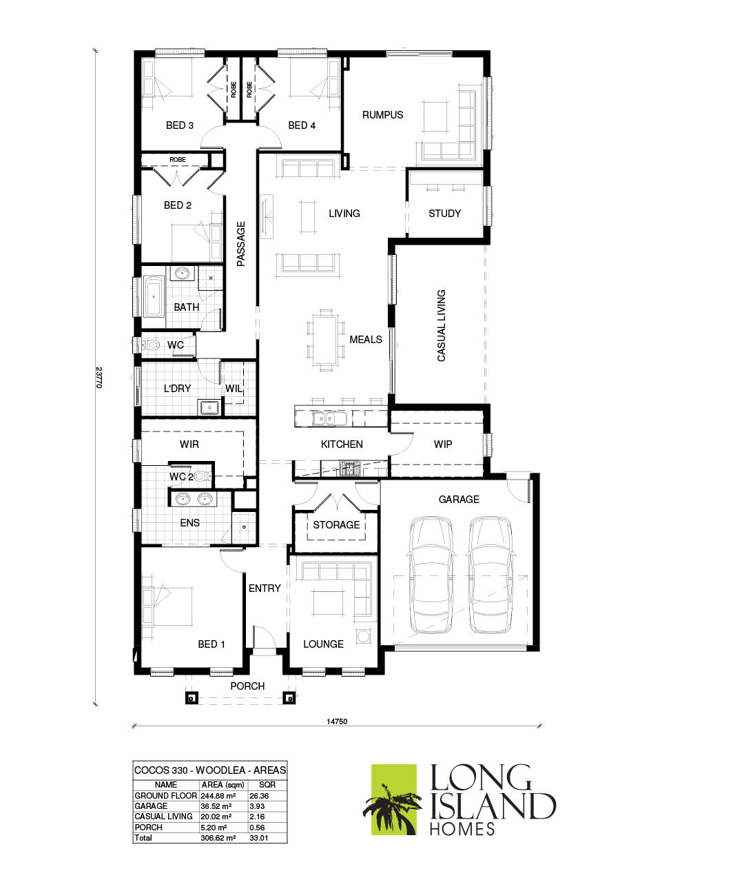 Cocos 330 MKII by Long Island Homes