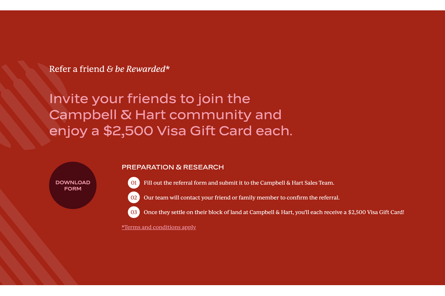 Refer a friend & be Rewarded